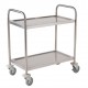 Serveerwagen RVS 2 bladen large