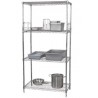 Vogue Voorraadrek met 4 schappen | 183x61x(H)183cm Voorraadrek 1830x1830x610mm